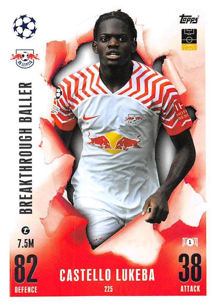 Castello Lukeba 2023 Topps Match Attax UEFA Club Competitions Extra
