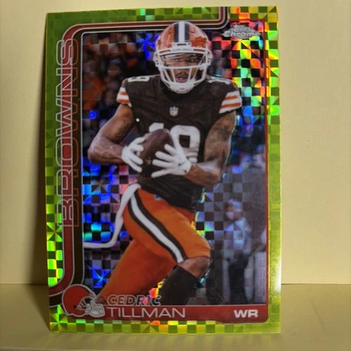 Cedric Tillman 2025 Topps Chrome Gold
