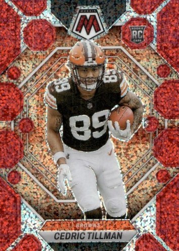 Cedric Tillman 2023 Panini Mosaic Red Sparkle Prizm /unknown