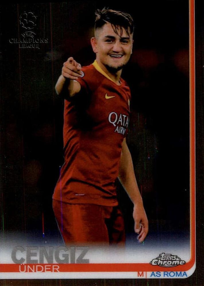 Cengiz Ünder 2018 Topps Chrome UCC 40