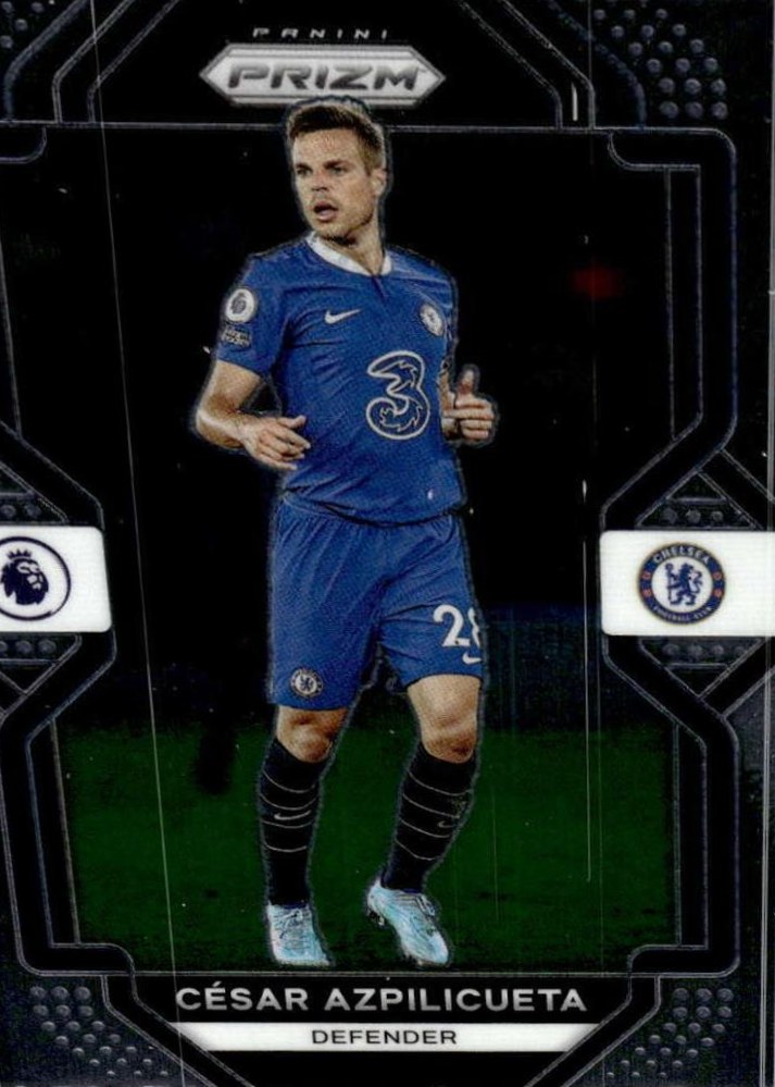 Cesar Azpilicueta 2022 Panini Prizm Premier League 123