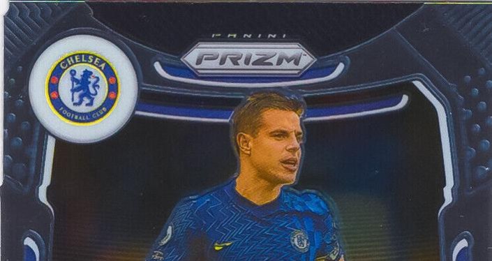 Cesar Azpilicueta 2021 Panini Prizm Premier League 245