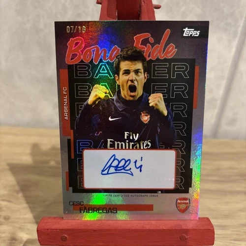 Cesc Fabregas 2026 Topps Bona Fide Black /10
