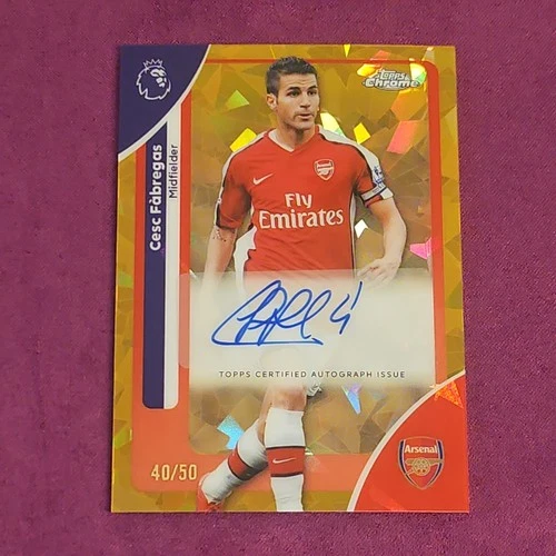 Cesc Fabregas 2026 Topps Chrome Sapphire /50