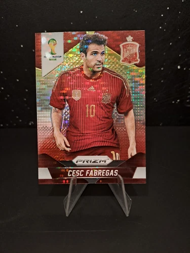Cesc Fabregas 2014 Panini Prizm Red Gold