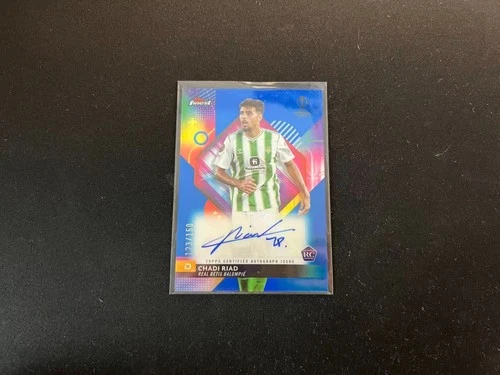 Chadi Riad 2023 Topps Finest Blue /150