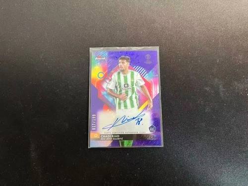 Chadi Riad 2023 Topps Finest Purple Shimmer /199