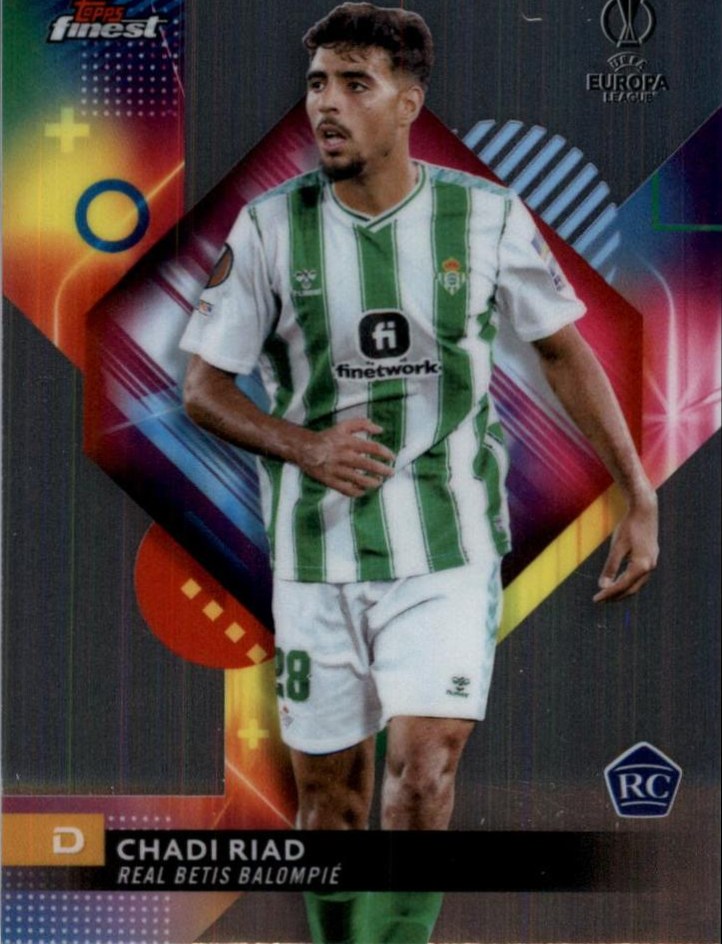 Chadi Riad 2023 Topps Finest UEFA Club Competitions