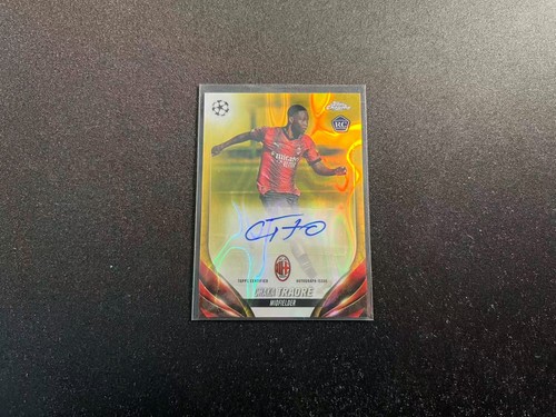 Chaka Traore 2023 Topps Chrome UEFA Gold Lava