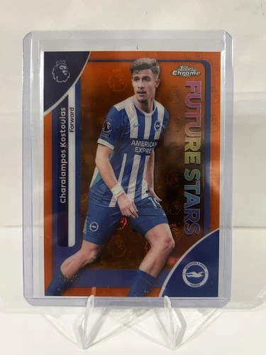 Charalampos Kostoulas 2026 Topps Chrome Premier League Logofractor /25