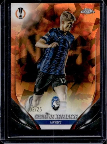 Charles De Ketelaere 2023 Topps Chrome Orange /25