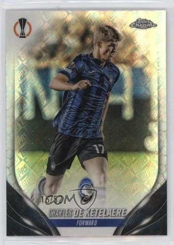 Charles De Ketelaere 2023 Topps Chrome UEFA Club Competitions Toppsfractor /52