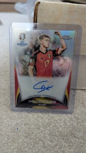 Charles De Ketelaere 2024 Topps Chrome UEFA Euro
