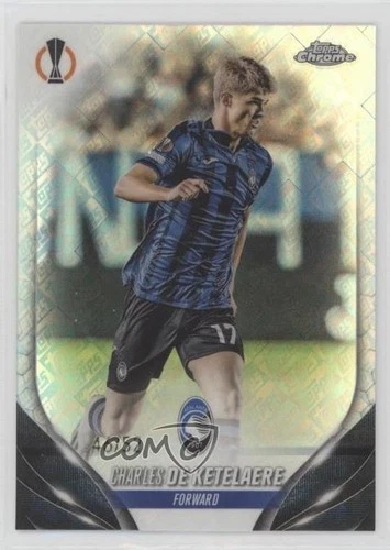 Charles De Ketelaere 2023 Topps Cromo UEFA Club Competitions Toppsfractor 46/52