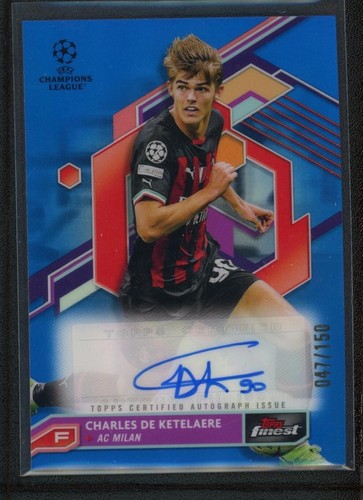 Charles De Ketelaere 2023 Topps Finest /150