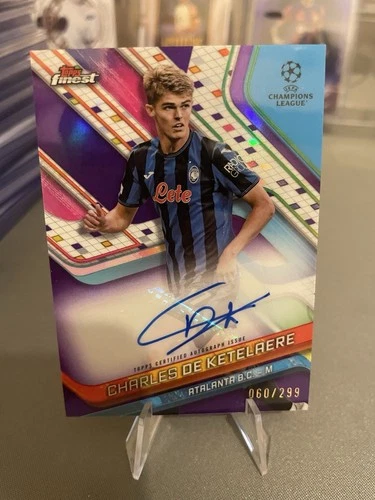 Charles De Ketelaere 2024 Topps Finest /299