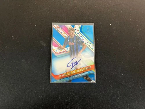 Charles De Ketelaere 2024 Topps Finest Blue /150