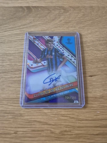Charles De Ketelaere 2024 Topps Finest Champions League /299