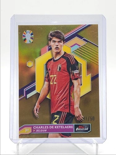 Charles De Ketelaere 2023 Topps Finest Gold /50