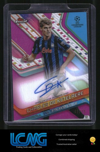 Charles De Ketelaere 2024 Panini Finest Magenta /75