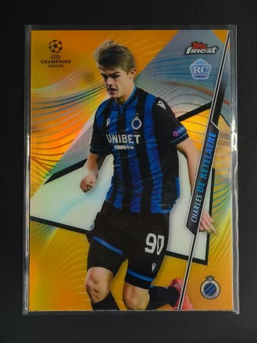 Charles De Ketelaere 2020 Topps Finest Orange /25