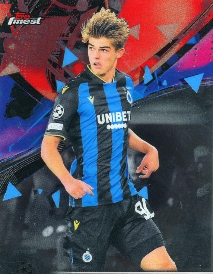 Charles De Ketelaere 2021 Topps Finest UEFA 78