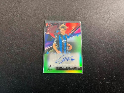 Charles De Ketelaere 2021 Topps Finest Verde /99