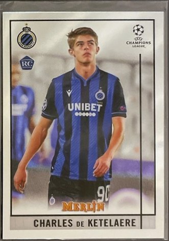 Charles de Ketelaere 2020 Panini Merlin Chrome #3
