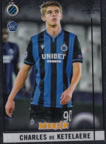 Charles De Ketelaere 2020 Topps Merlin Chrome