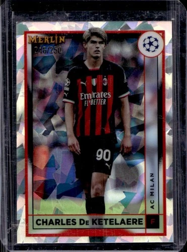 Charles De Ketelaere 2022 Topps Merlin Chrome Atomic Refractor /250