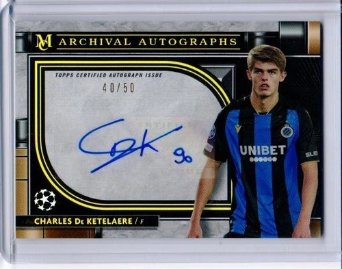 Charles De Ketelaere 2021 Topps Museum Collection /50