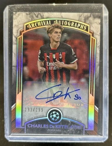 Charles De Ketelaere 2023 Topps Museum Collection UEFA /299