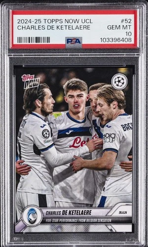 Charles De Ketelaere 2024 Topps NOW Champions League