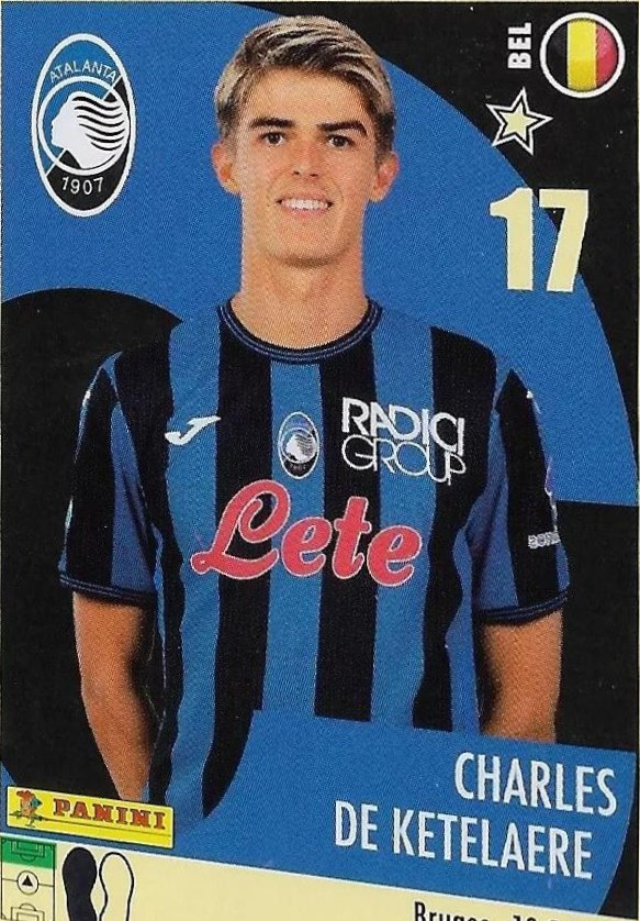 Charles De Ketelaere 2024 Panini Calciatori Stickers