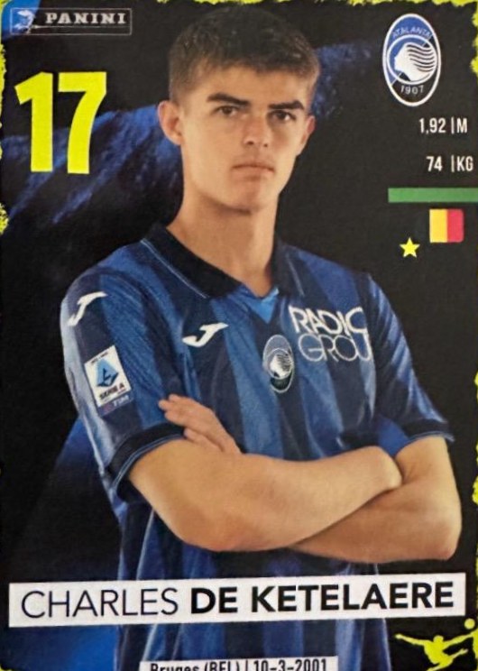 Charles De Ketelaere 2023 Panini Calciatori Stickers