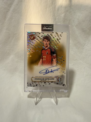 Charles De Ketelaere 2023 Topps Pristine Gold /50