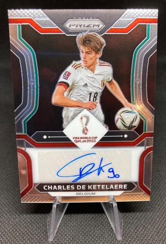 Charles de Ketelaere 2022 Panini Prizm World Cup