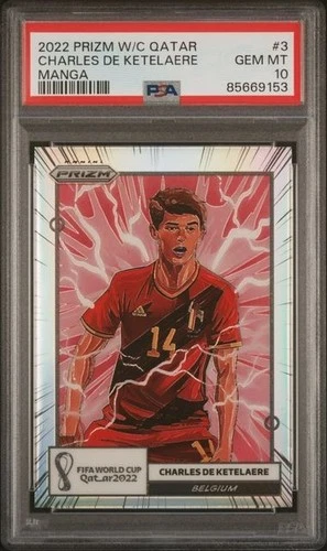 Charles De Ketelaere 2022 Panini Prizm World Cup #3
