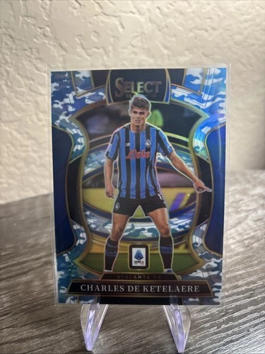 Charles De Ketelaere 2025 Panini Select Blue Camo /49