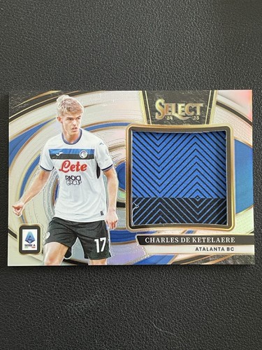 Charles De Ketelaere 2024 Panini Select Serie A Plateadas