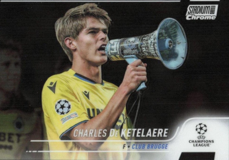 Charles De Ketelaere 2021 Topps Stadium Club Chrome UEFA 90