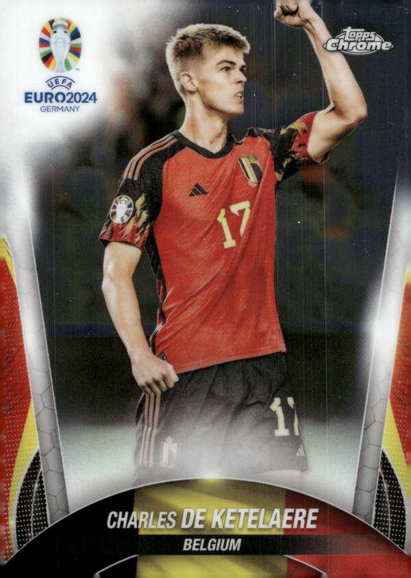 Charles De Ketelaere 2024 Topps Chrome UEFA EURO