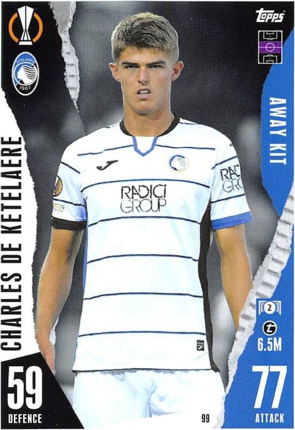 Charles De Ketelaere 2023 Topps Match Attax UEFA Club Competitions Extra