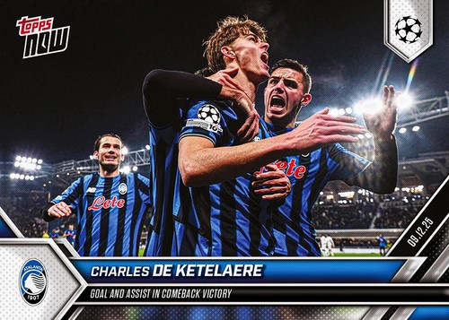 Charles De Ketelaere 2026 Topps Now