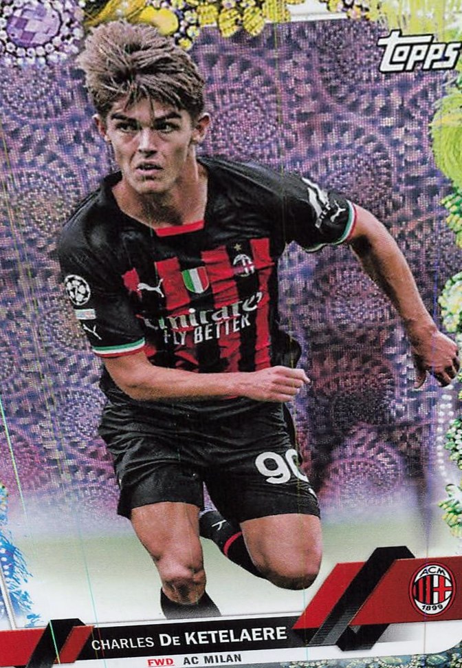 Charles De Ketelaere 2022 Topps UEFA Club Competitions Carnaval Edition