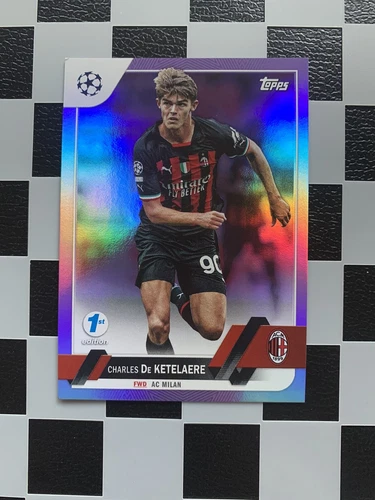Charles de Ketelaere 2022 Topps UCC Purple /30