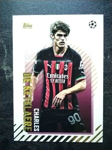 Charles De Ketelaere 2022 Topps UEFA Champions League Gold