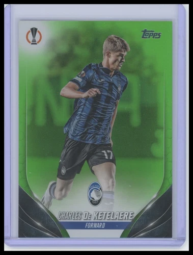 Charles De Ketelaere 2023 Topps UEFA Club Competitions Neon Green /199