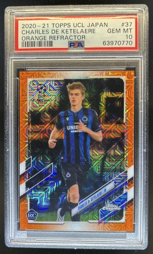Charles De Ketelaere 2020 Topps UEFA Japan Edition Orange /25