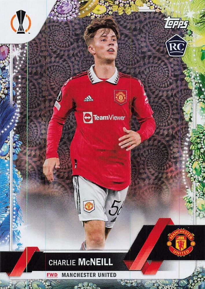 Charlie McNeill 2022 Topps UEFA Club Competitions Carnaval Edition